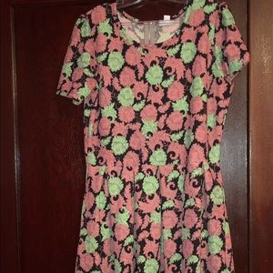 LuLaRoe Amelia dress size XL